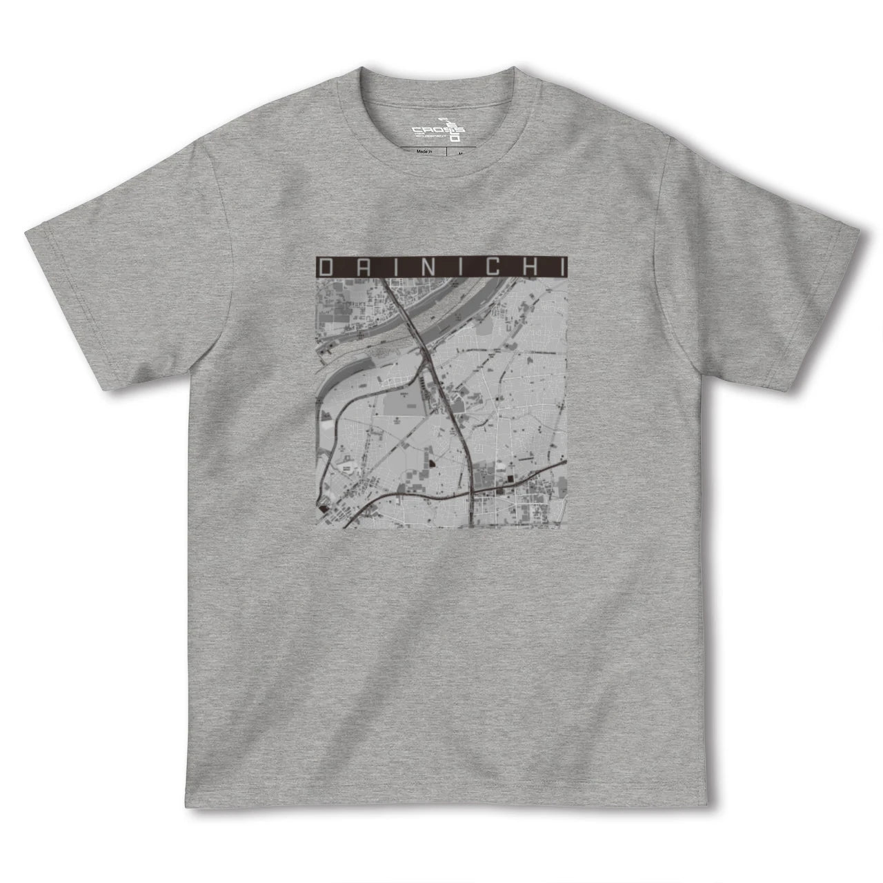 【大日(大阪府)】地図柄ヘビーウェイトTシャツ