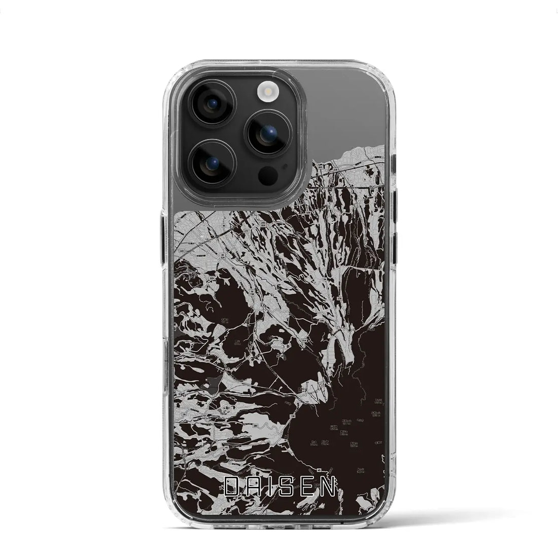 【大山(鳥取県)】地図柄iPhoneケース(MagSafeタイプ)