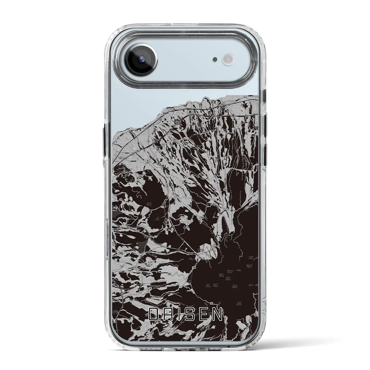 【大山(鳥取県)】地図柄iPhoneケース(MagSafeタイプ)