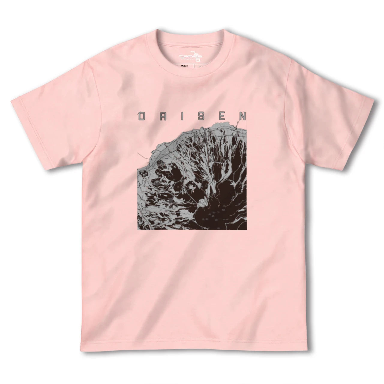 【大山(鳥取県)】地図柄ヘビーウェイトTシャツ