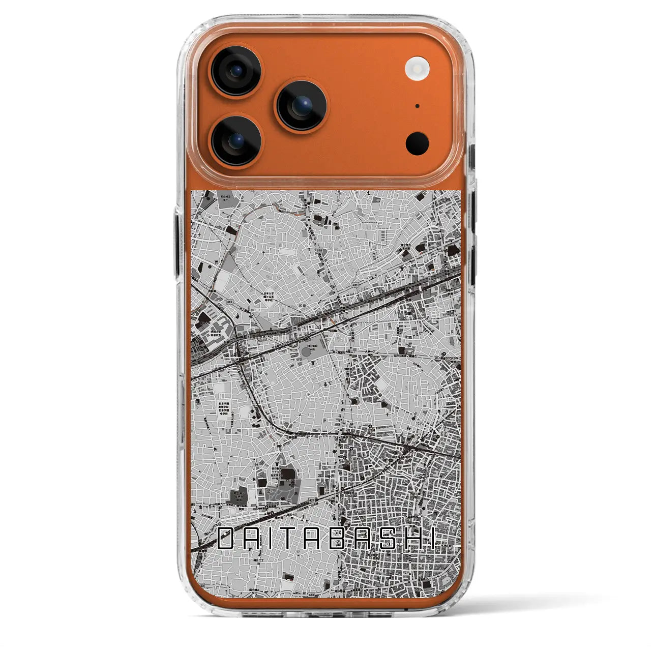 【代田橋(東京都)】地図柄iPhoneケース(MagSafeタイプ)