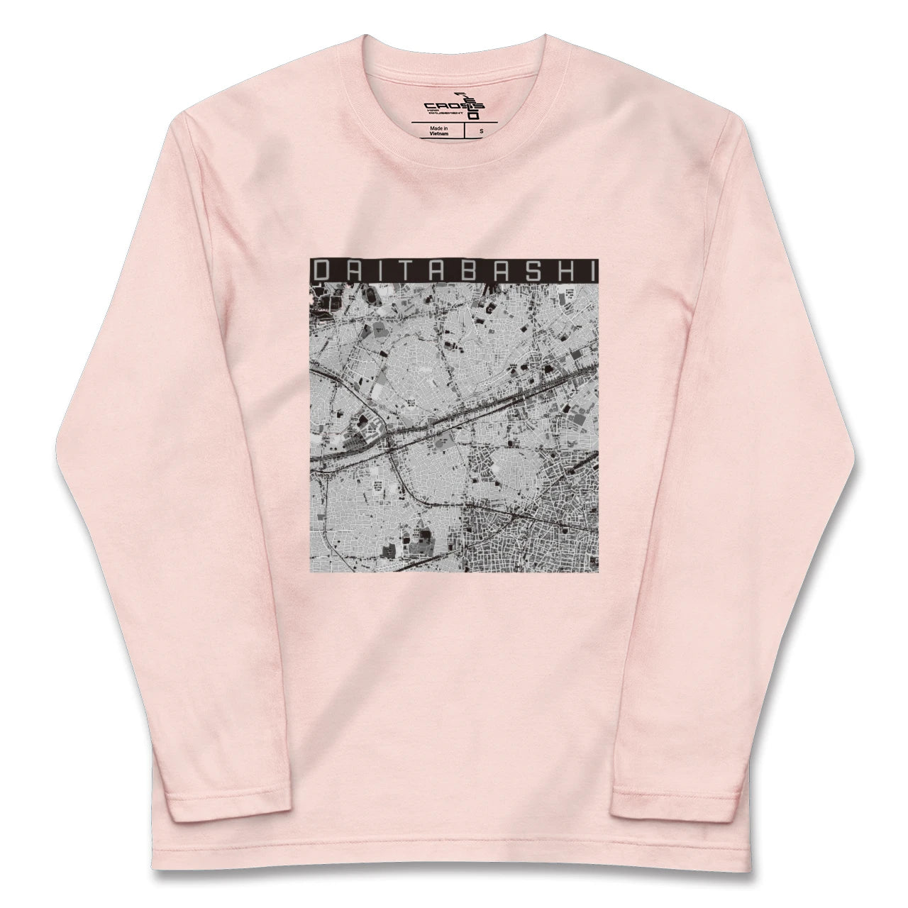 【代田橋(東京都)】地図柄ロングスリーブTシャツ