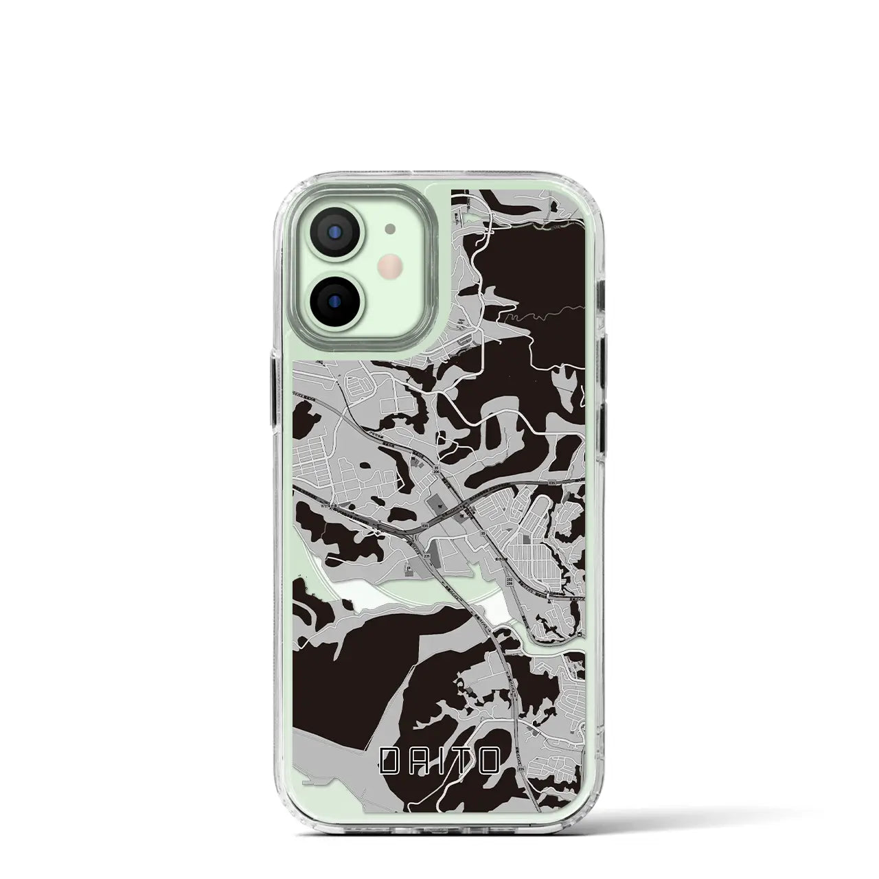 【大塔(長崎県)】地図柄iPhoneケース(MagSafeタイプ)
