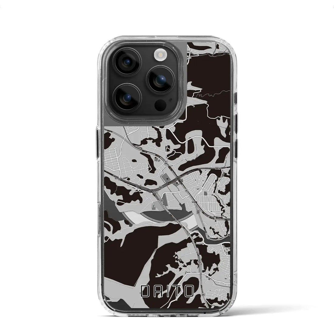 【大塔(長崎県)】地図柄iPhoneケース(MagSafeタイプ)