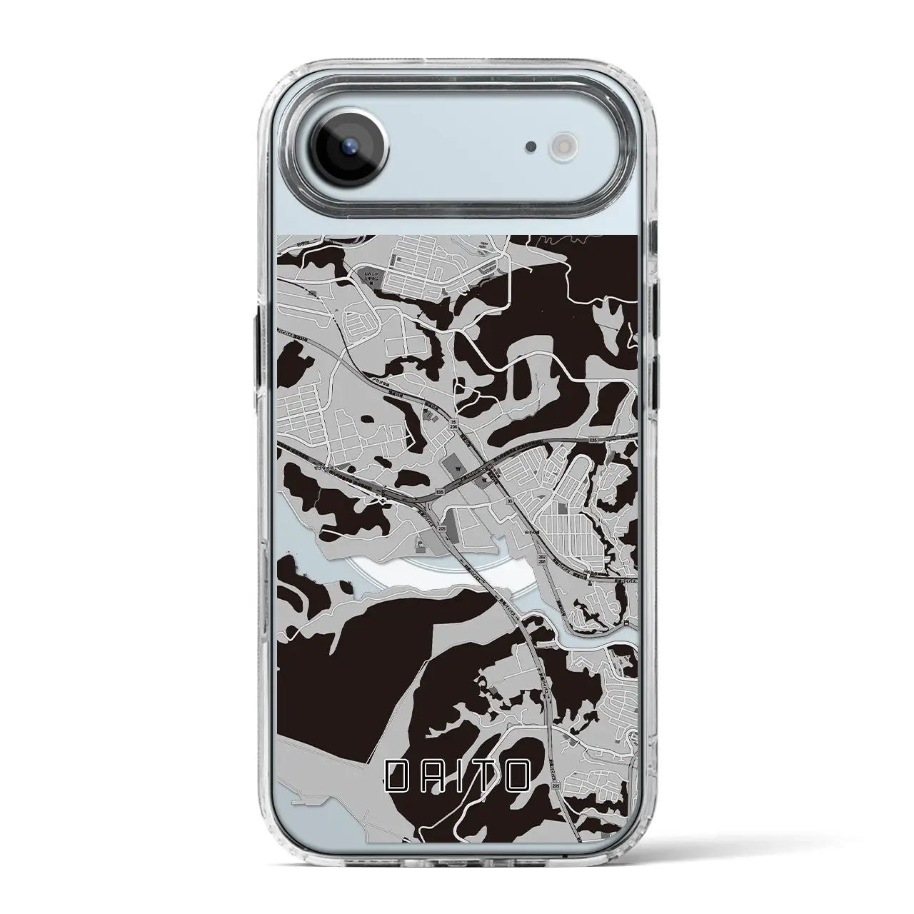 【大塔(長崎県)】地図柄iPhoneケース(MagSafeタイプ)