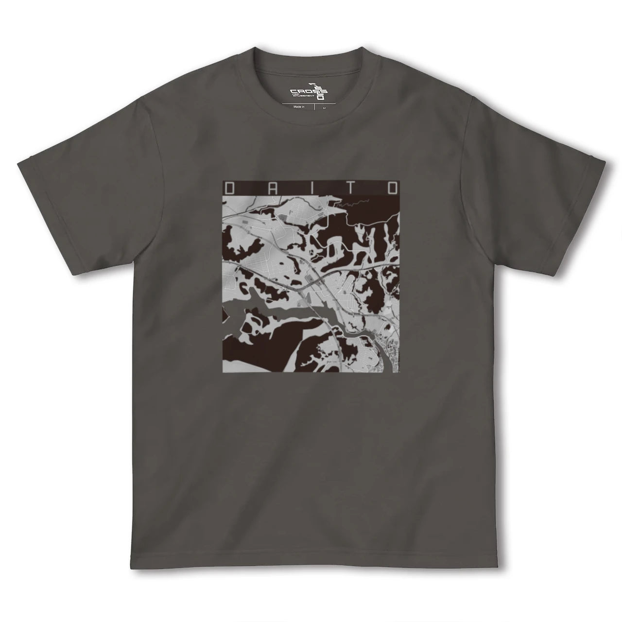 【大塔(長崎県)】地図柄ヘビーウェイトTシャツ