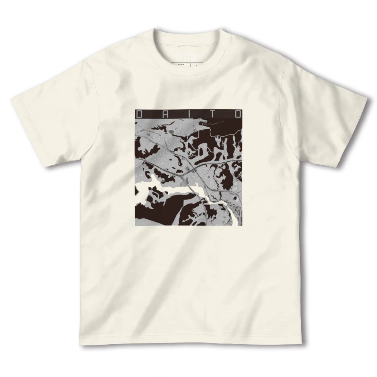 【大塔(長崎県)】地図柄ヘビーウェイトTシャツ