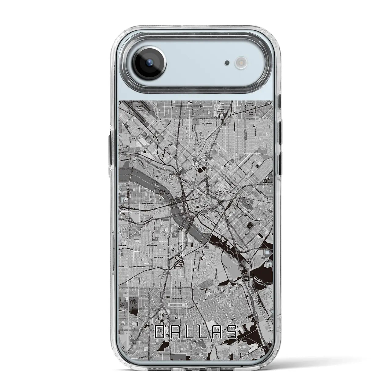 【ダラス(アメリカ)】地図柄iPhoneケース(MagSafeタイプ)