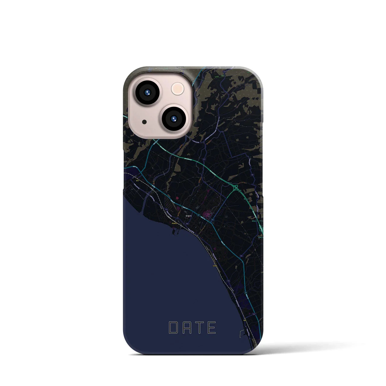 【伊達(北海道)】地図柄iPhoneケース(バックカバータイプ)