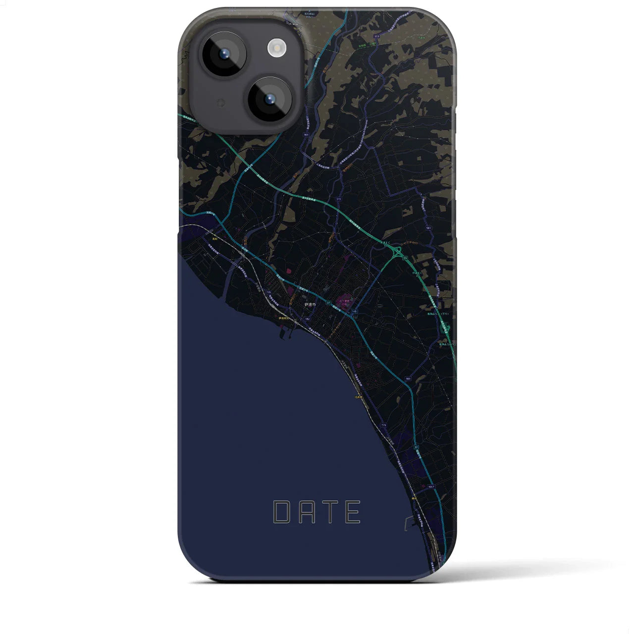 【伊達(北海道)】地図柄iPhoneケース(バックカバータイプ)