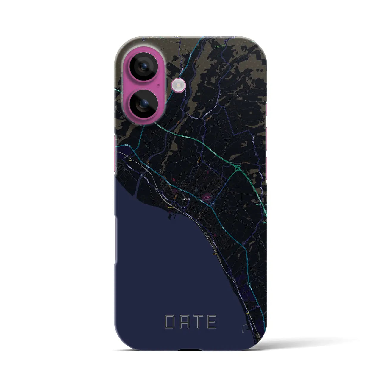 【伊達(北海道)】地図柄iPhoneケース(バックカバータイプ)
