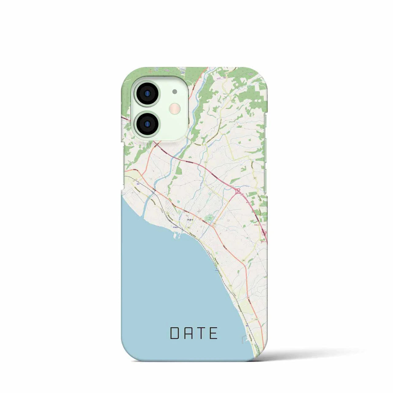 【伊達(北海道)】地図柄iPhoneケース(バックカバータイプ)