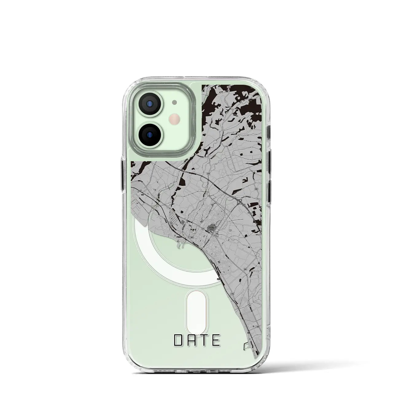 【伊達(北海道)】地図柄iPhoneケース(MagSafeタイプ)