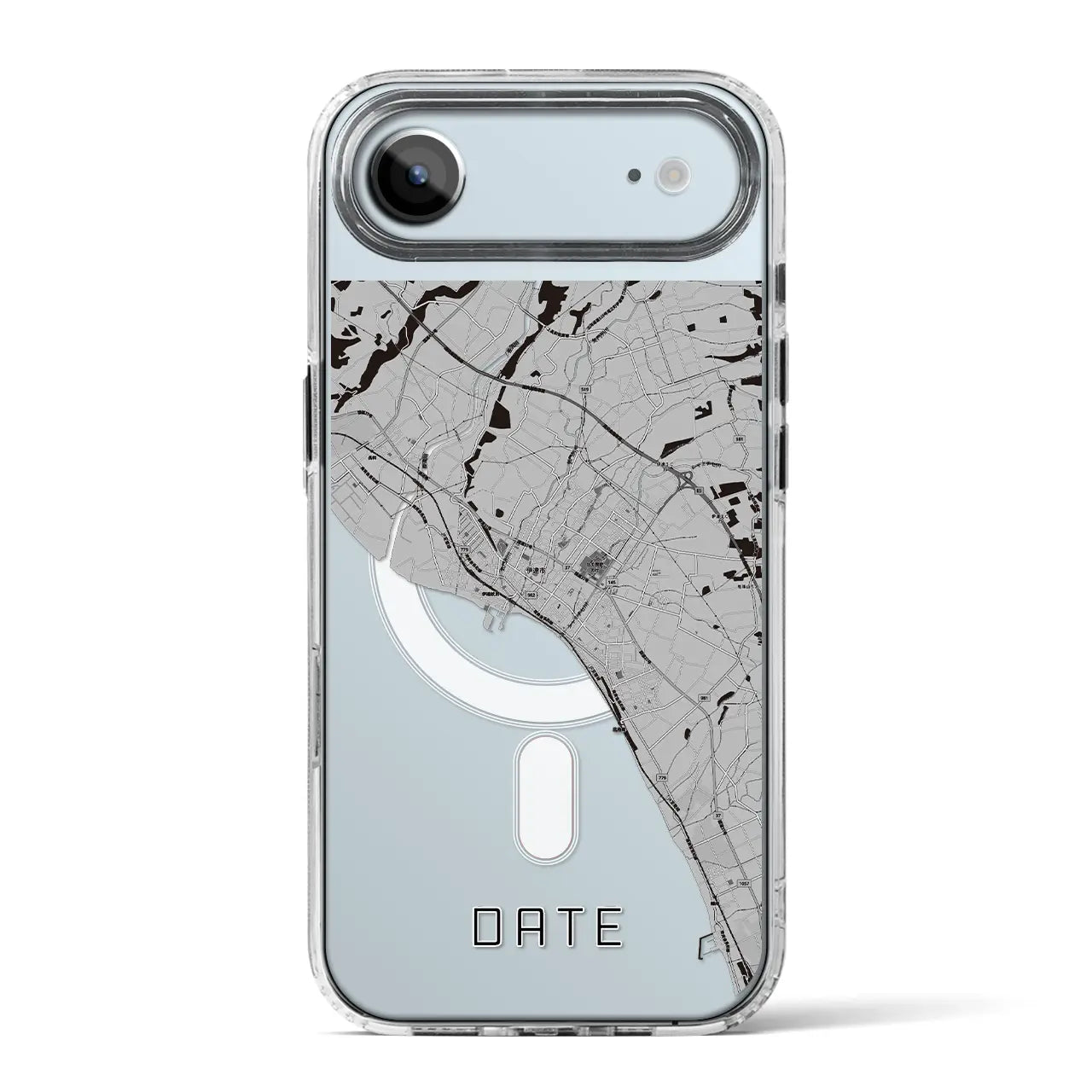 【伊達(北海道)】地図柄iPhoneケース(MagSafeタイプ)