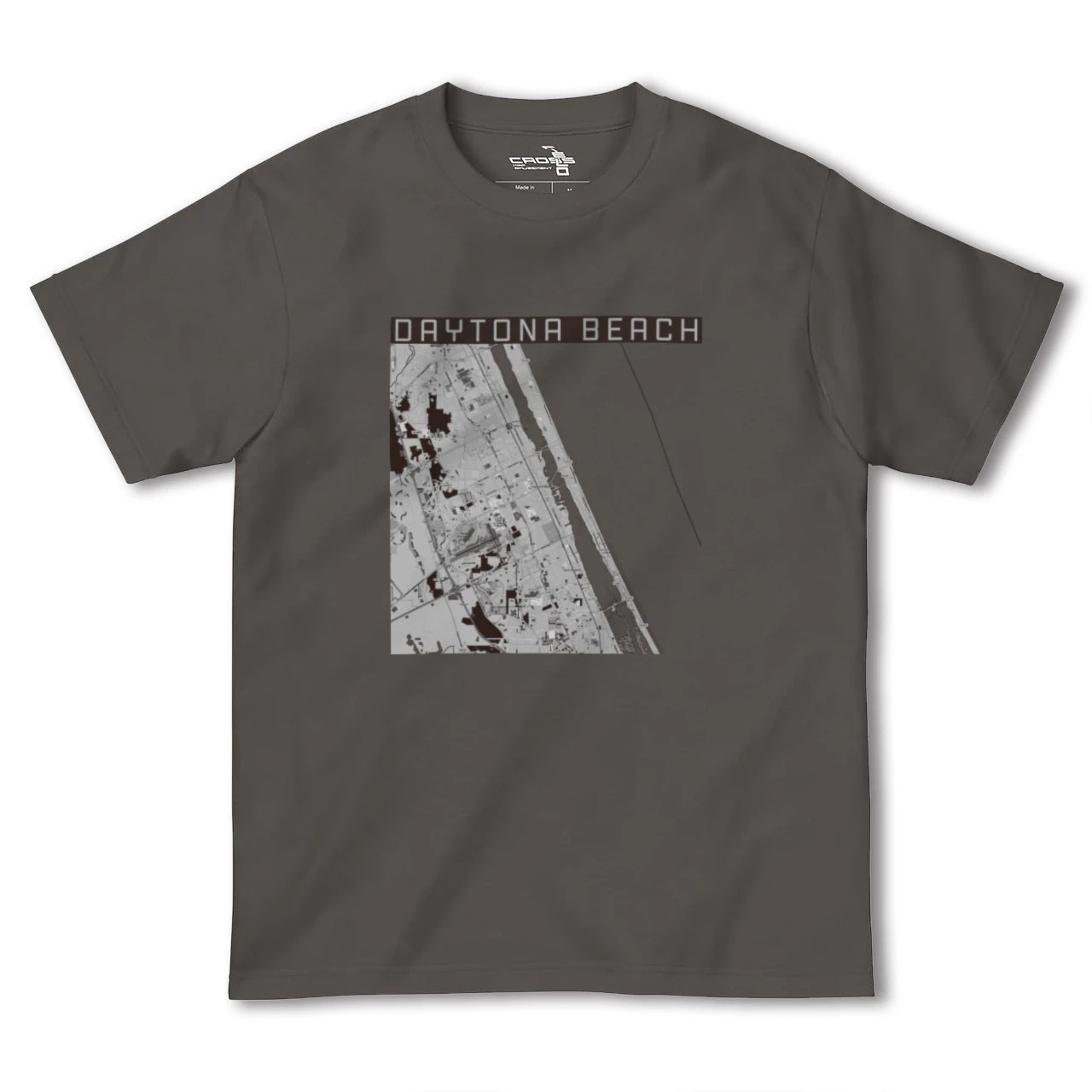 【デイトナビーチ(アメリカ)】地図柄ヘビーウェイトTシャツ