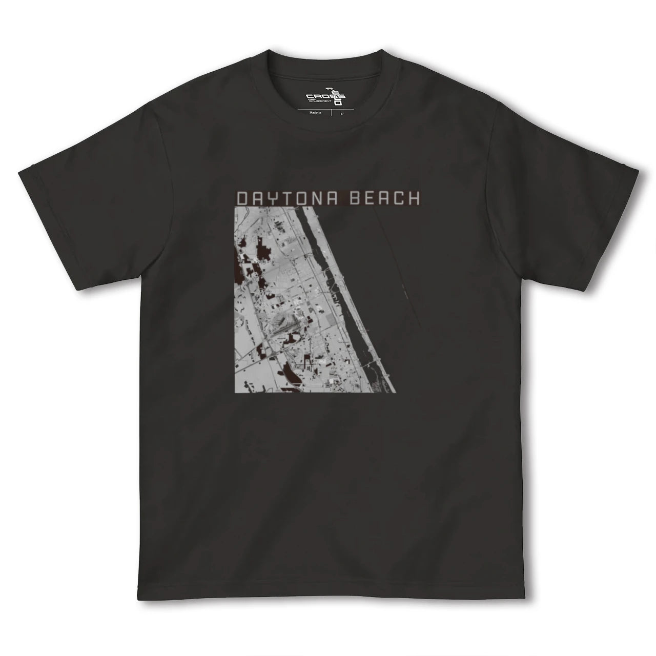 【デイトナビーチ(アメリカ)】地図柄ヘビーウェイトTシャツ
