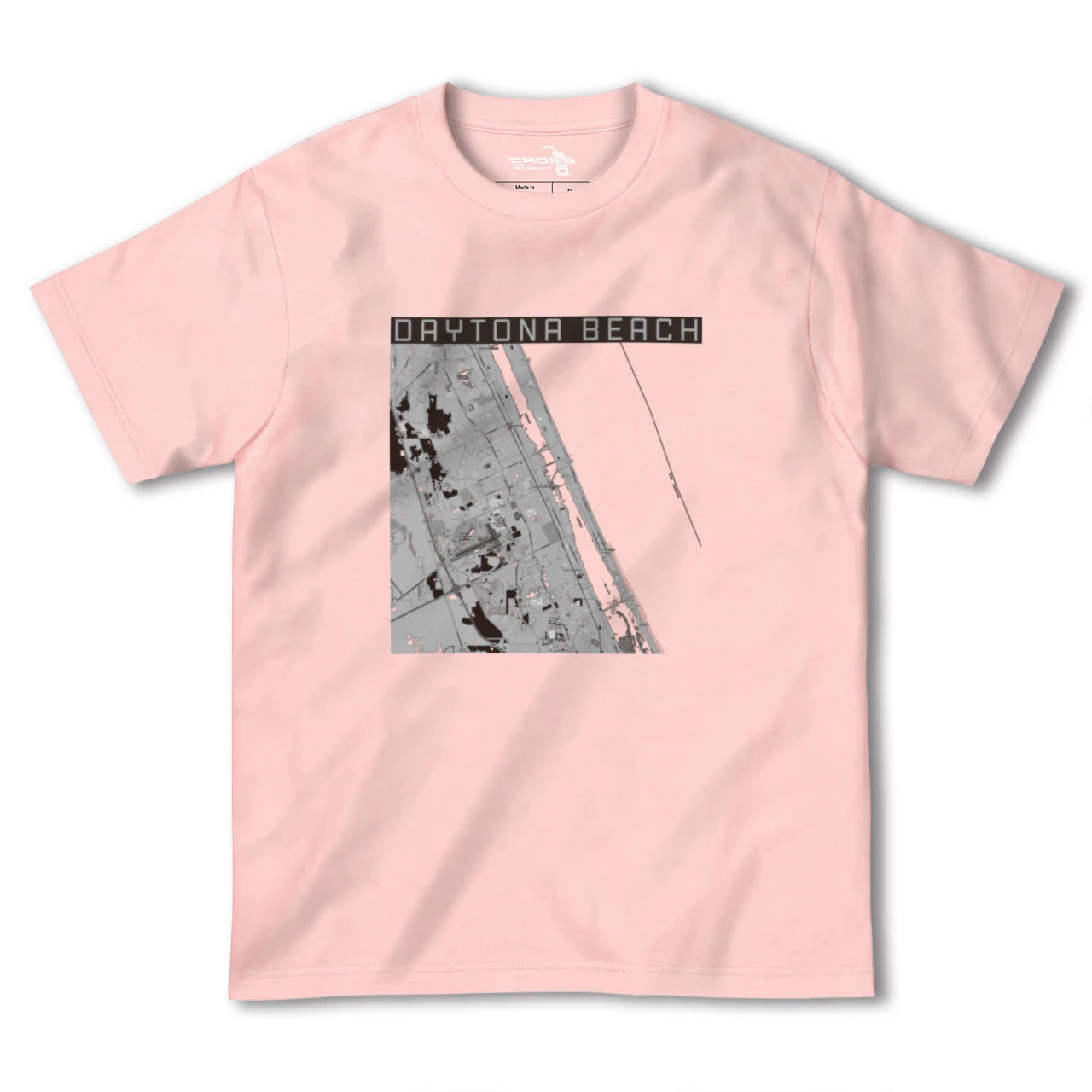【デイトナビーチ(アメリカ)】地図柄ヘビーウェイトTシャツ