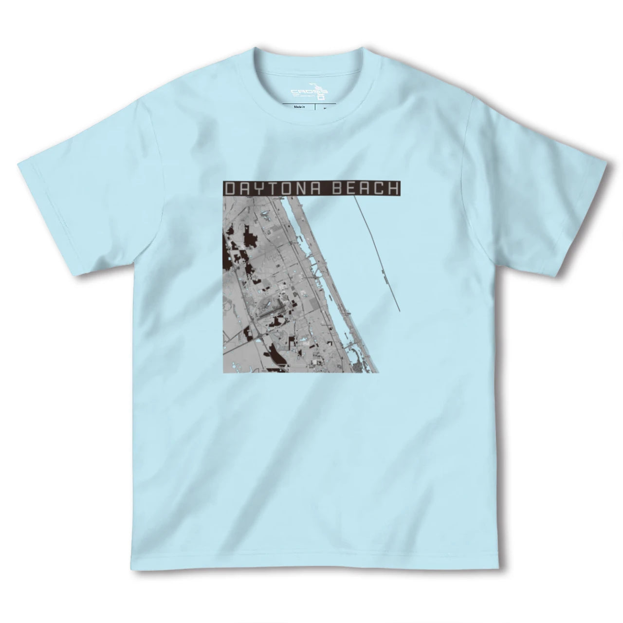 【デイトナビーチ(アメリカ)】地図柄ヘビーウェイトTシャツ