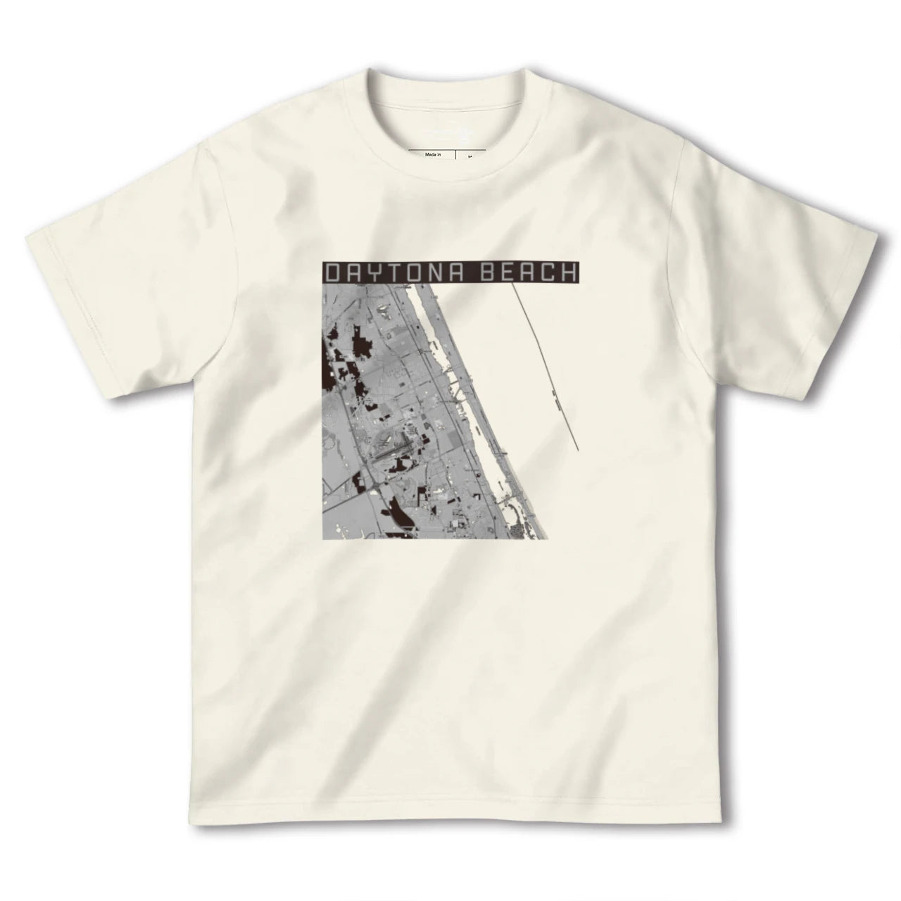 【デイトナビーチ(アメリカ)】地図柄ヘビーウェイトTシャツ