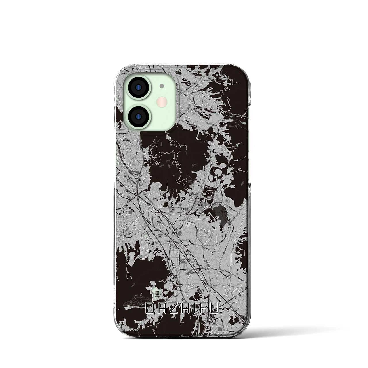 【太宰府(福岡県)】地図柄iPhoneケース(クリアタイプ)