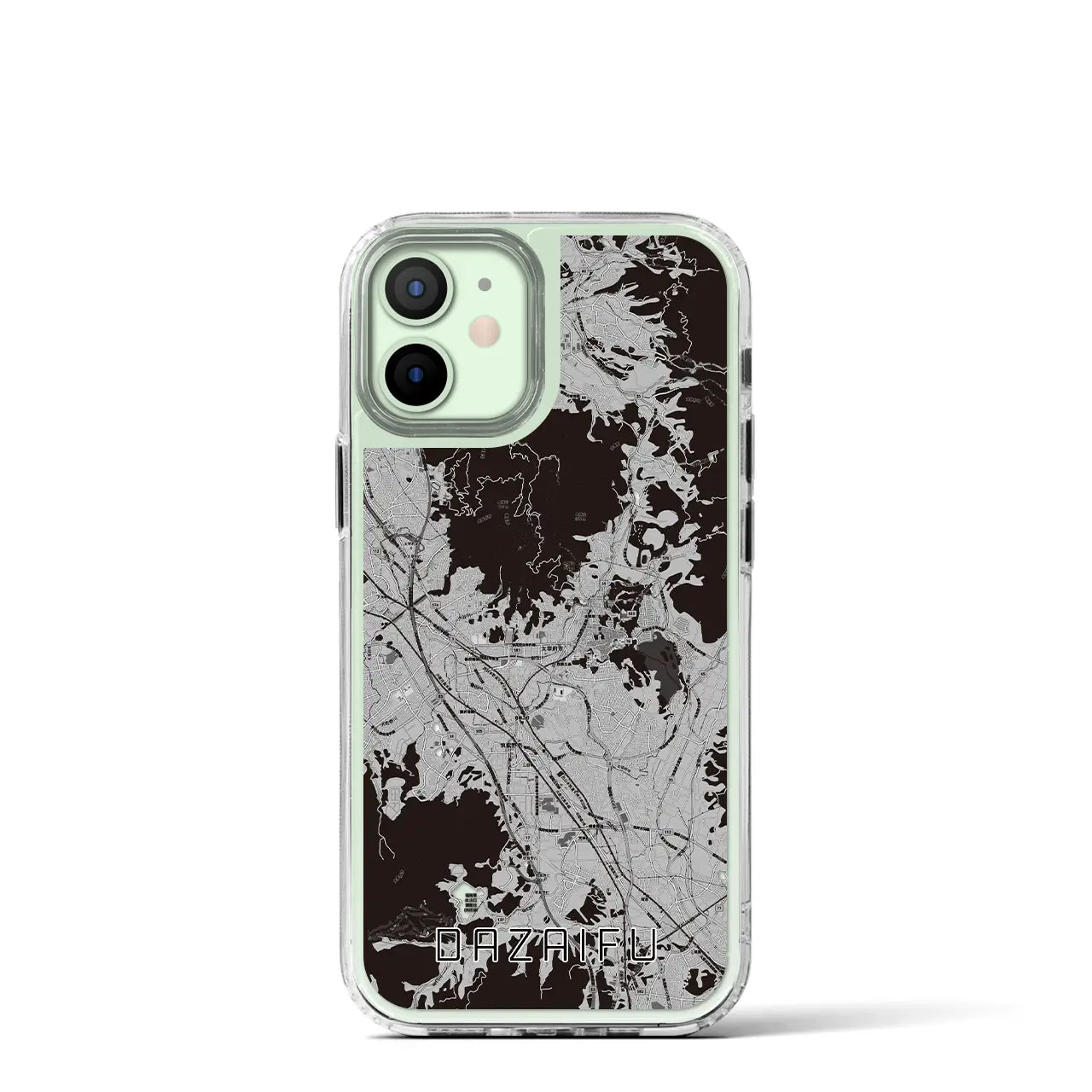 【太宰府(福岡県)】地図柄iPhoneケース(MagSafeタイプ)