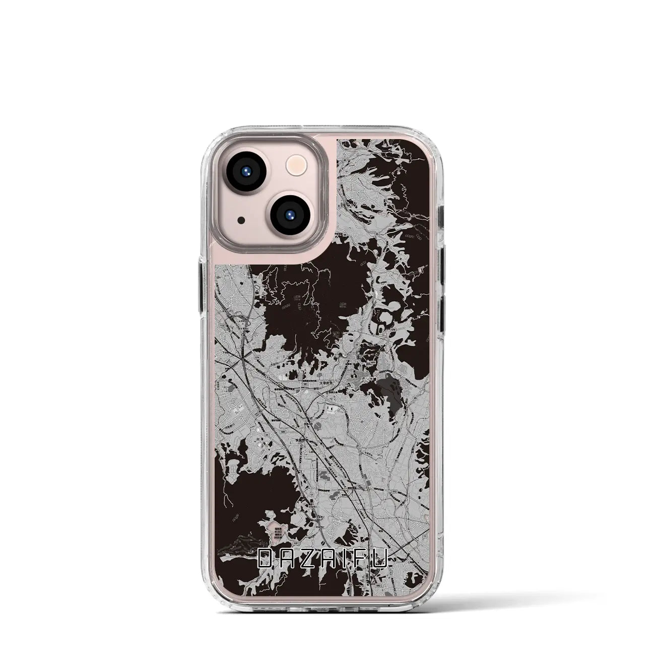 【太宰府(福岡県)】地図柄iPhoneケース(MagSafeタイプ)