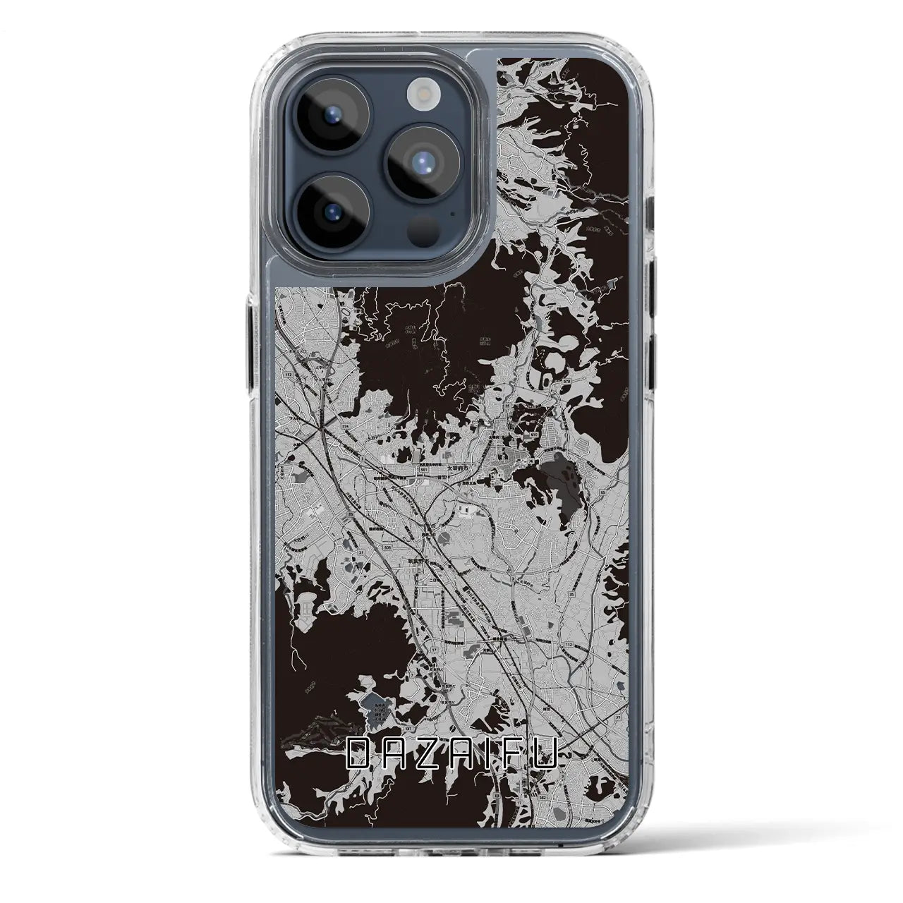 【太宰府(福岡県)】地図柄iPhoneケース(MagSafeタイプ)