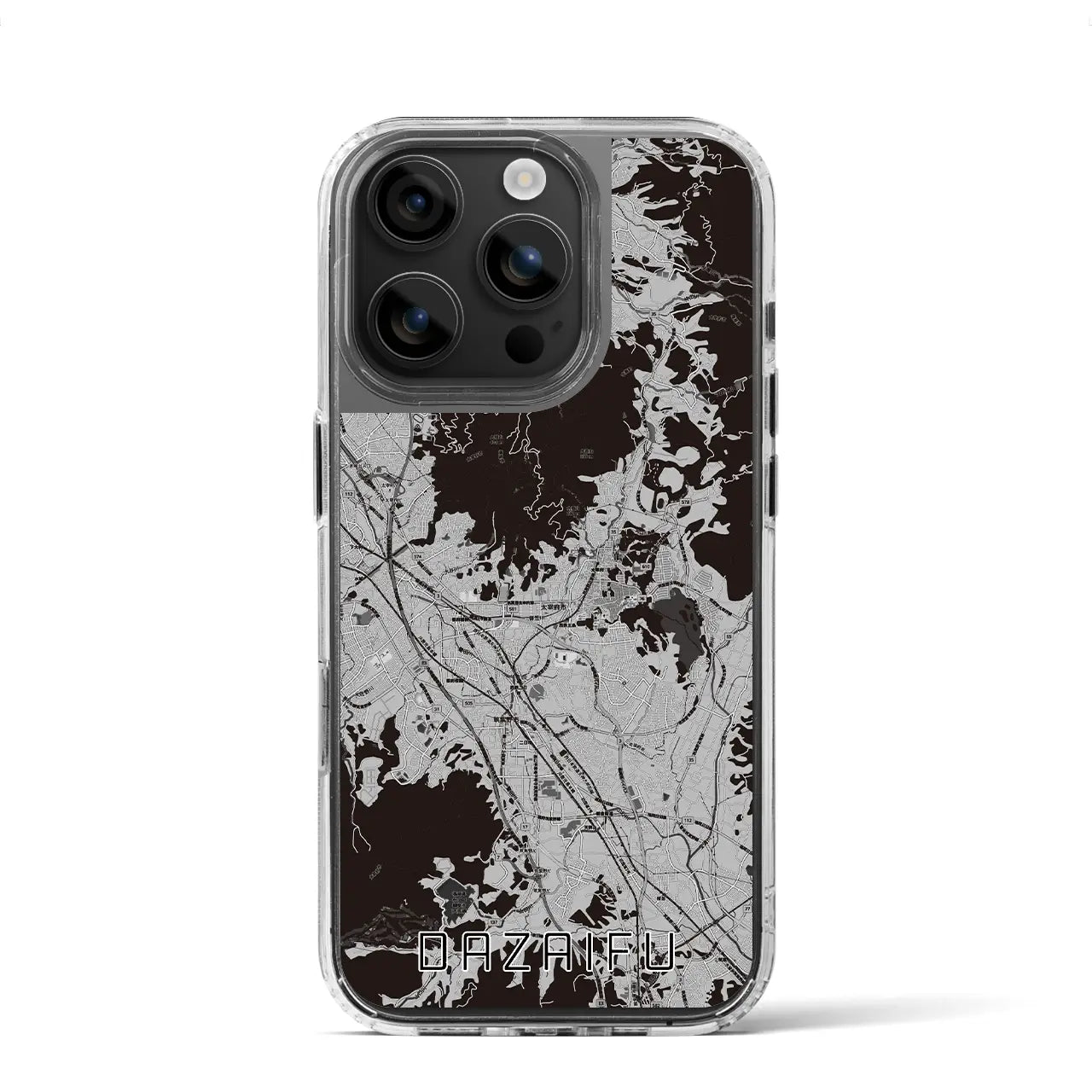 【太宰府(福岡県)】地図柄iPhoneケース(MagSafeタイプ)