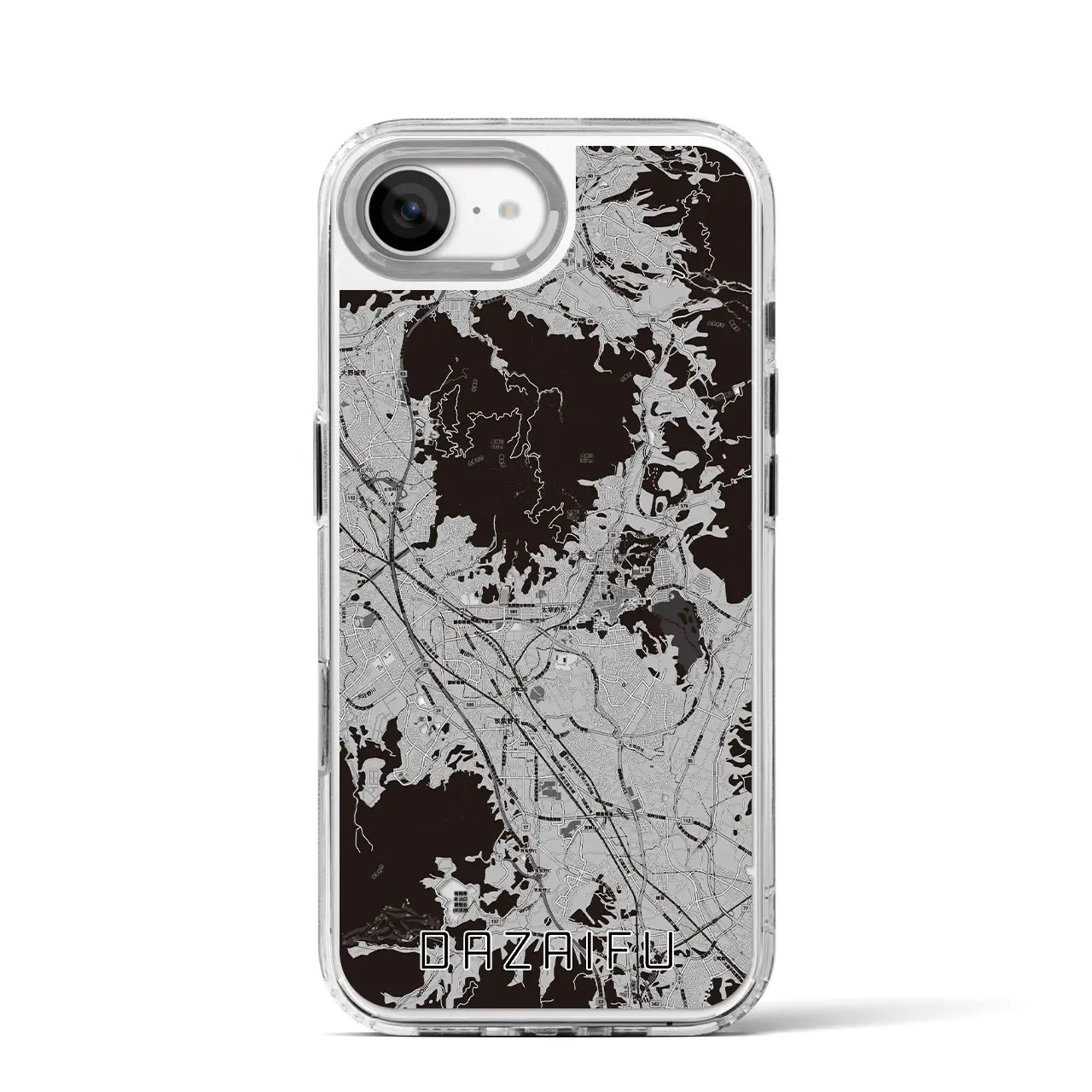 【太宰府(福岡県)】地図柄iPhoneケース(MagSafeタイプ)