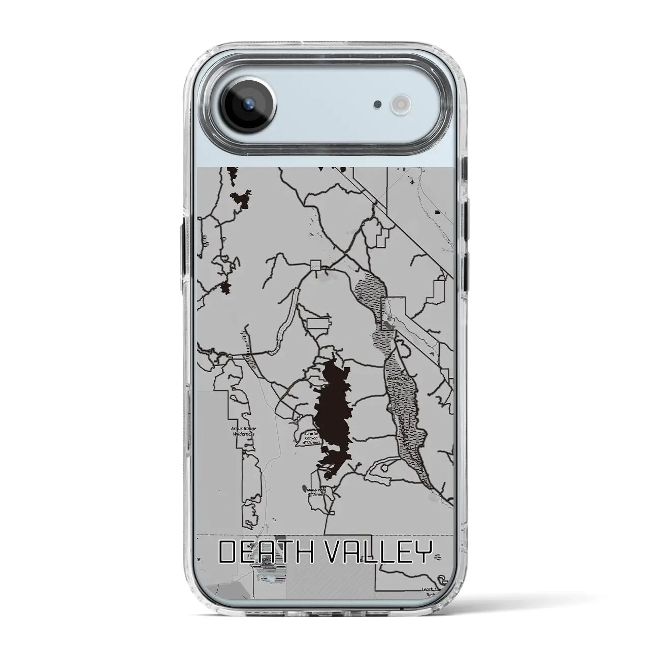 【デスヴァレー(アメリカ)】地図柄iPhoneケース(MagSafeタイプ)