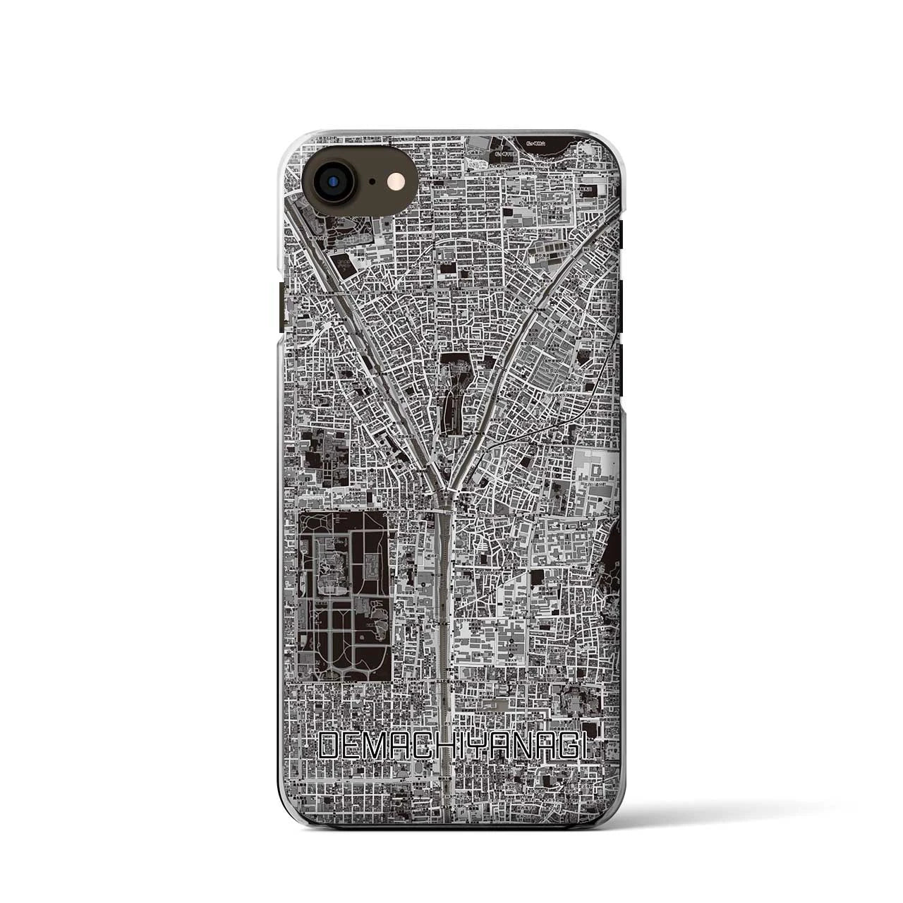 【出町柳(京都府)】地図柄iPhoneケース(クリアタイプ)