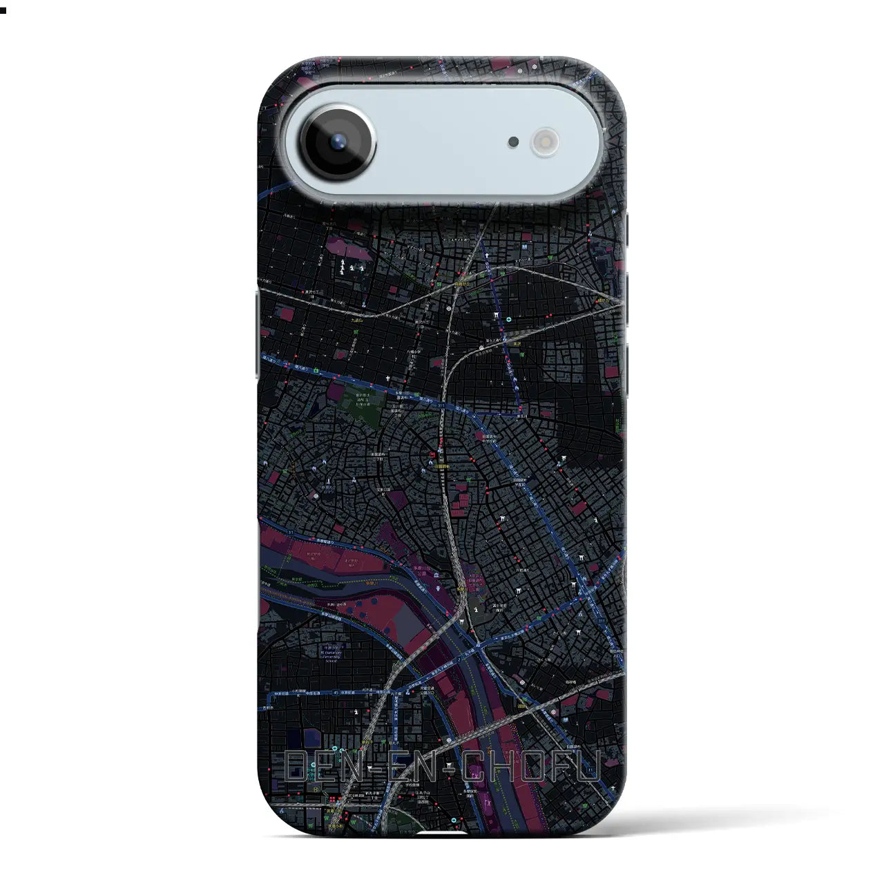 【田園調布(東京都)】地図柄iPhoneケース(バックカバータイプ)