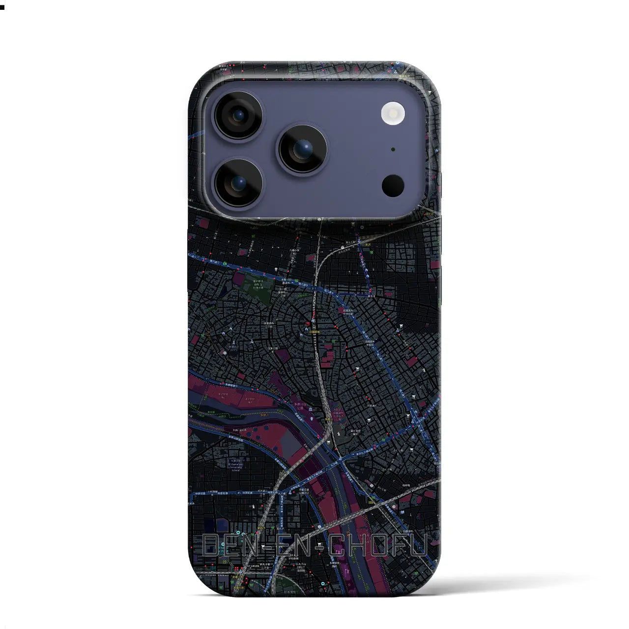 【田園調布(東京都)】地図柄iPhoneケース(バックカバータイプ)