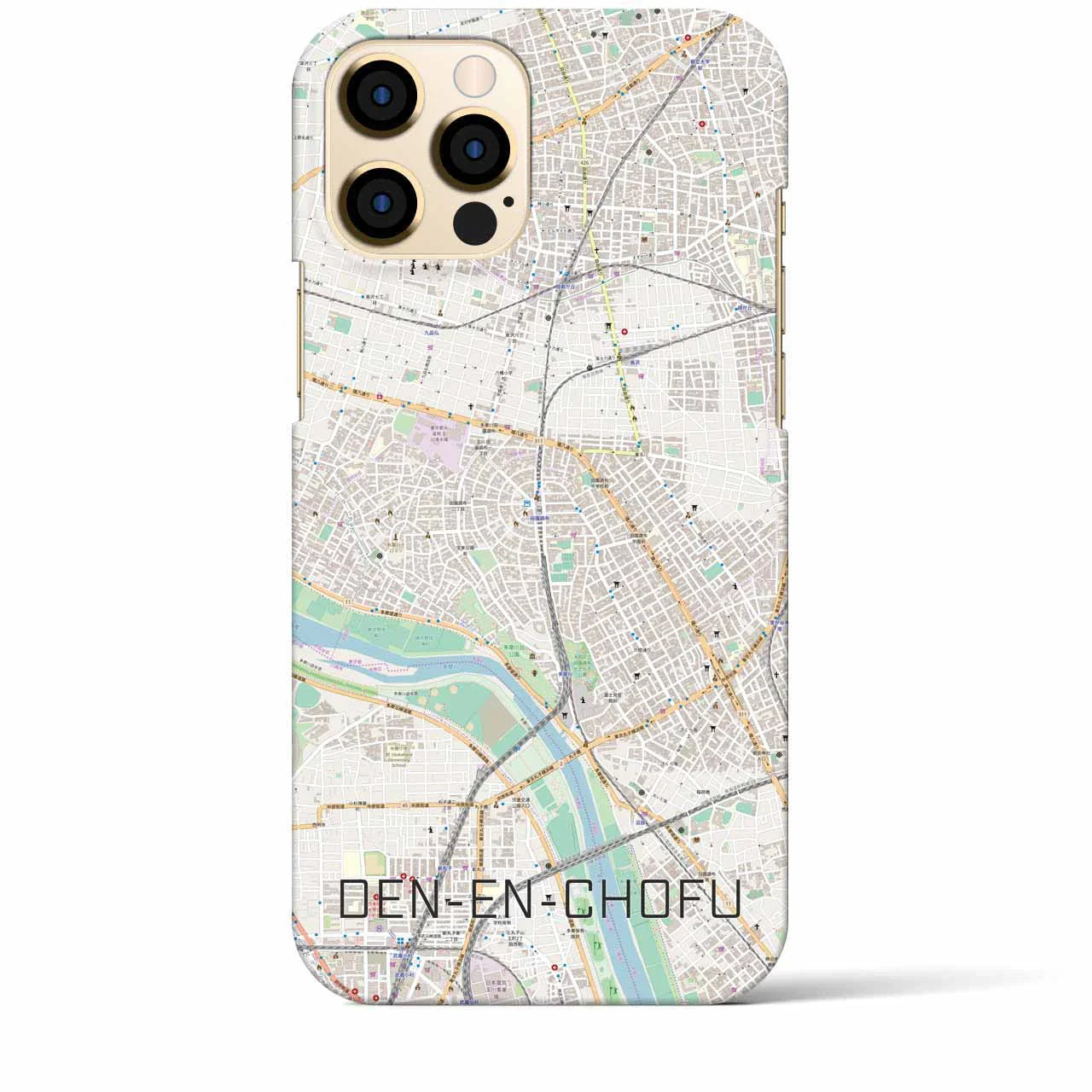 【田園調布(東京都)】地図柄iPhoneケース(バックカバータイプ)