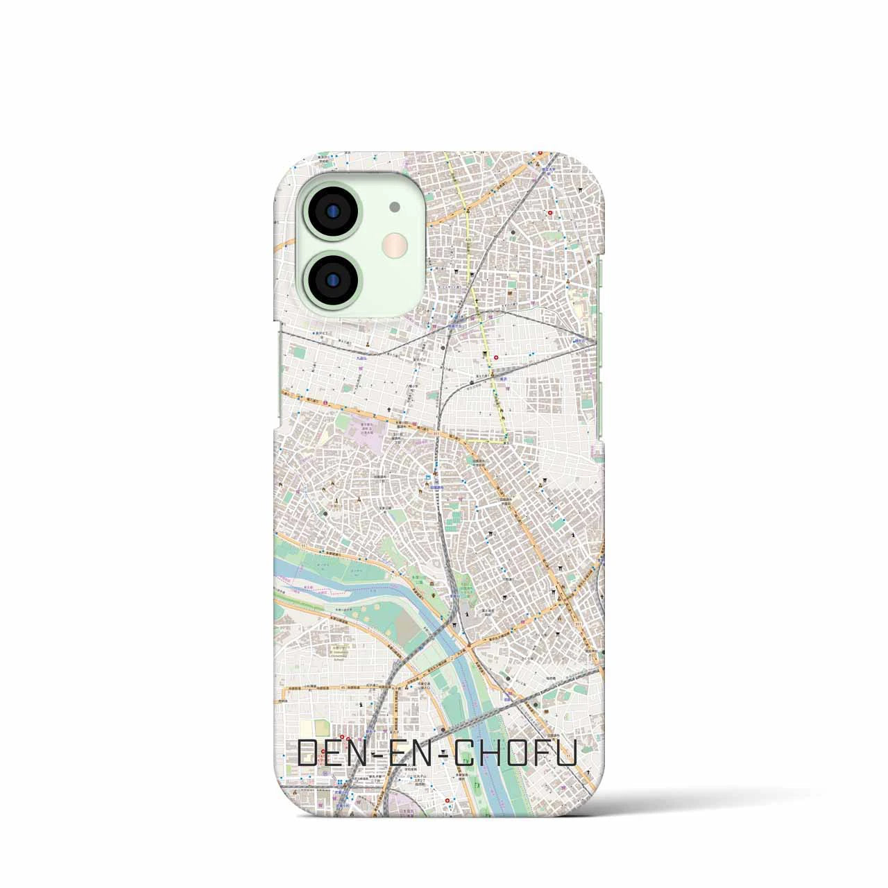 【田園調布(東京都)】地図柄iPhoneケース(バックカバータイプ)