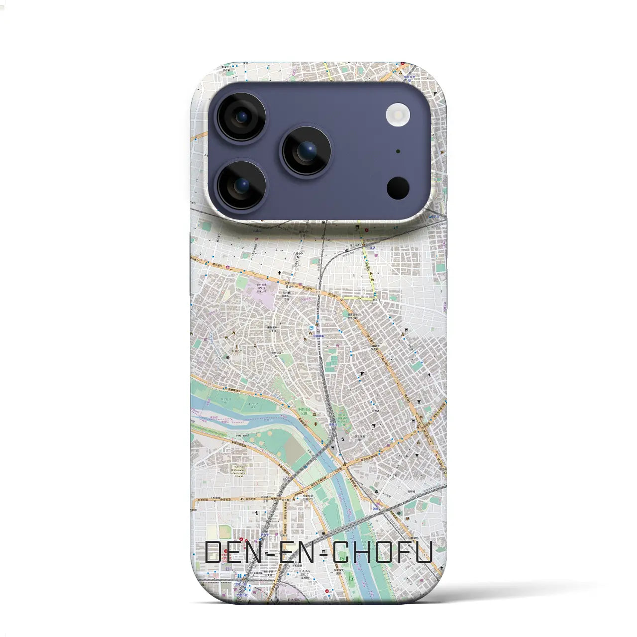 【田園調布(東京都)】地図柄iPhoneケース(バックカバータイプ)