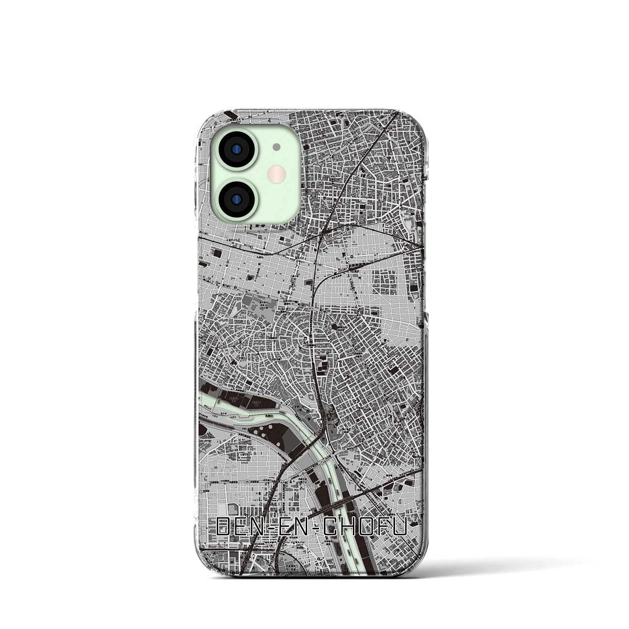 【田園調布(東京都)】地図柄iPhoneケース(クリアタイプ)