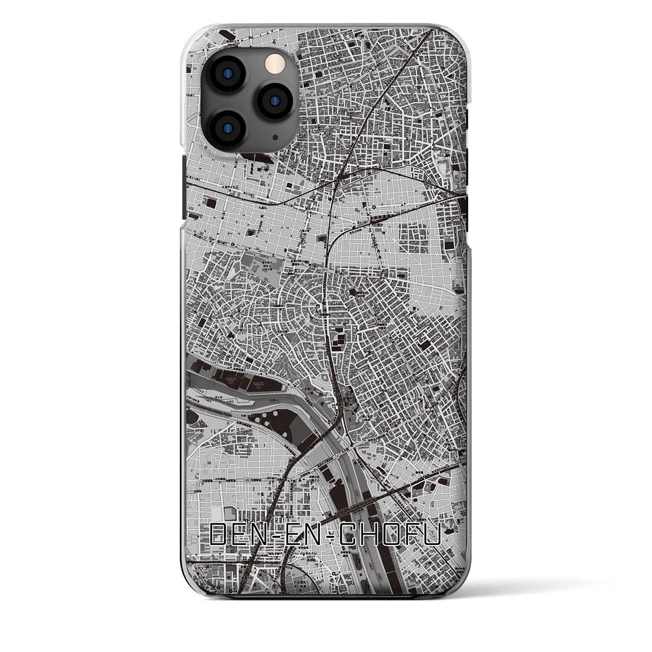 【田園調布(東京都)】地図柄iPhoneケース(クリアタイプ)