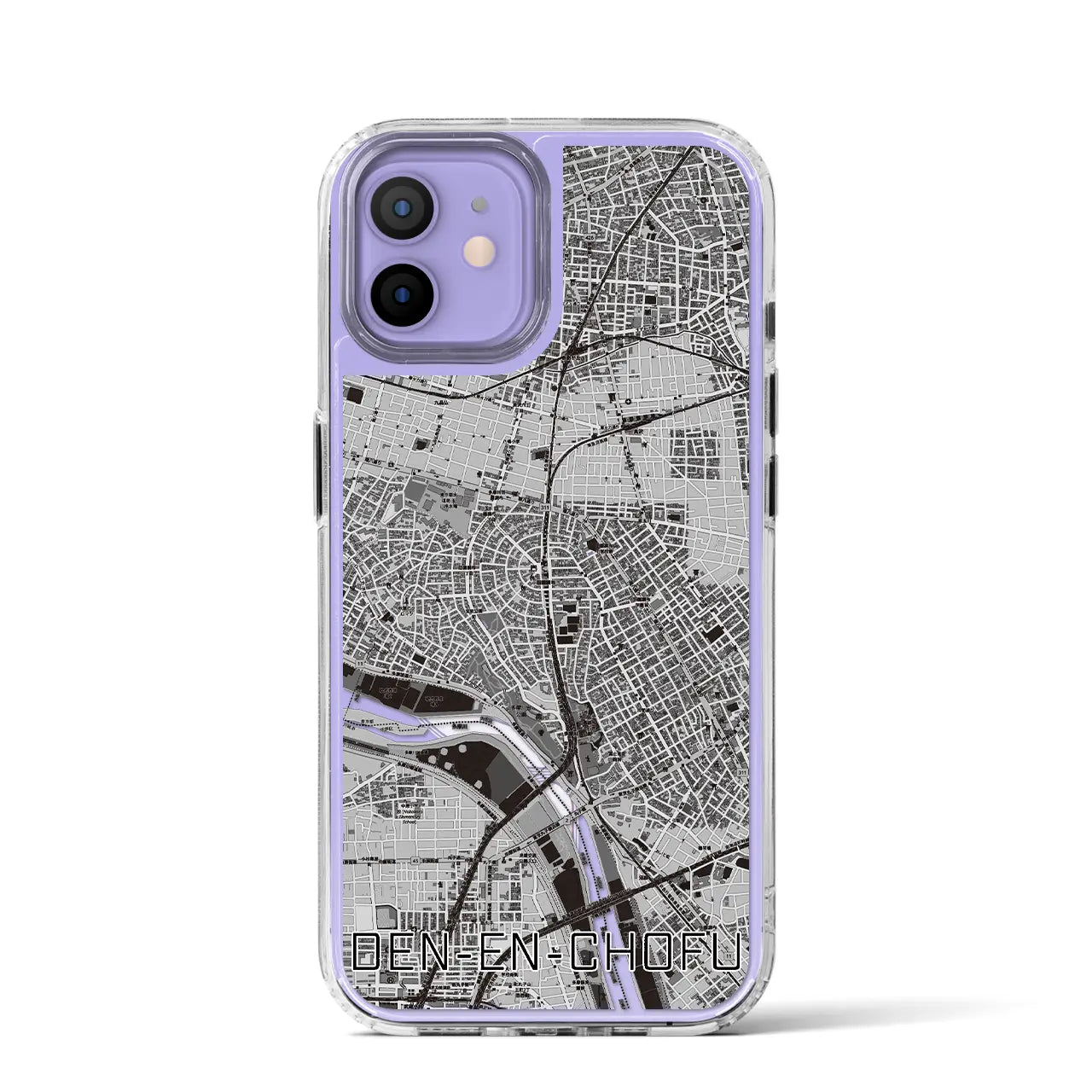 【田園調布(東京都)】地図柄iPhoneケース(MagSafeタイプ)