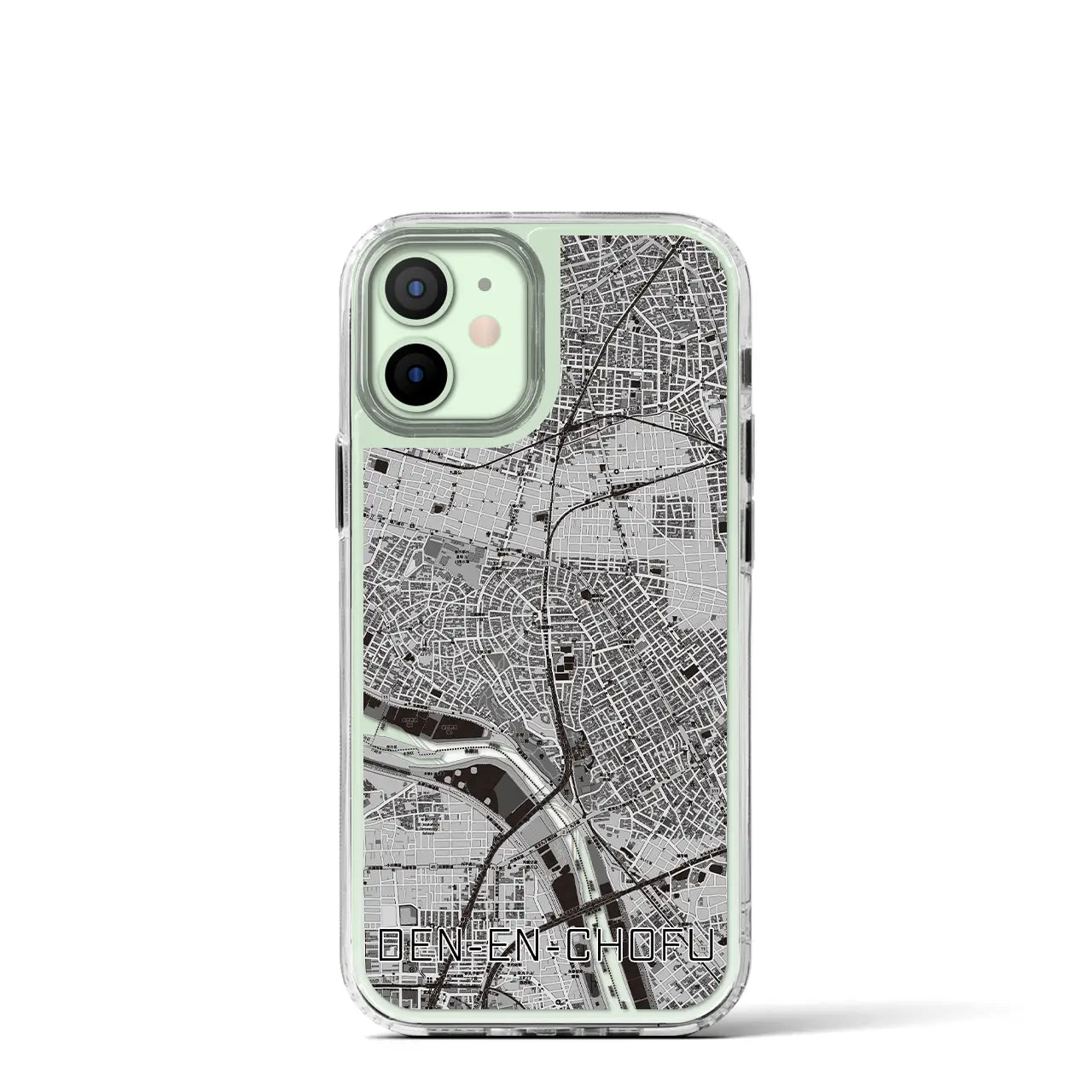 【田園調布(東京都)】地図柄iPhoneケース(MagSafeタイプ)