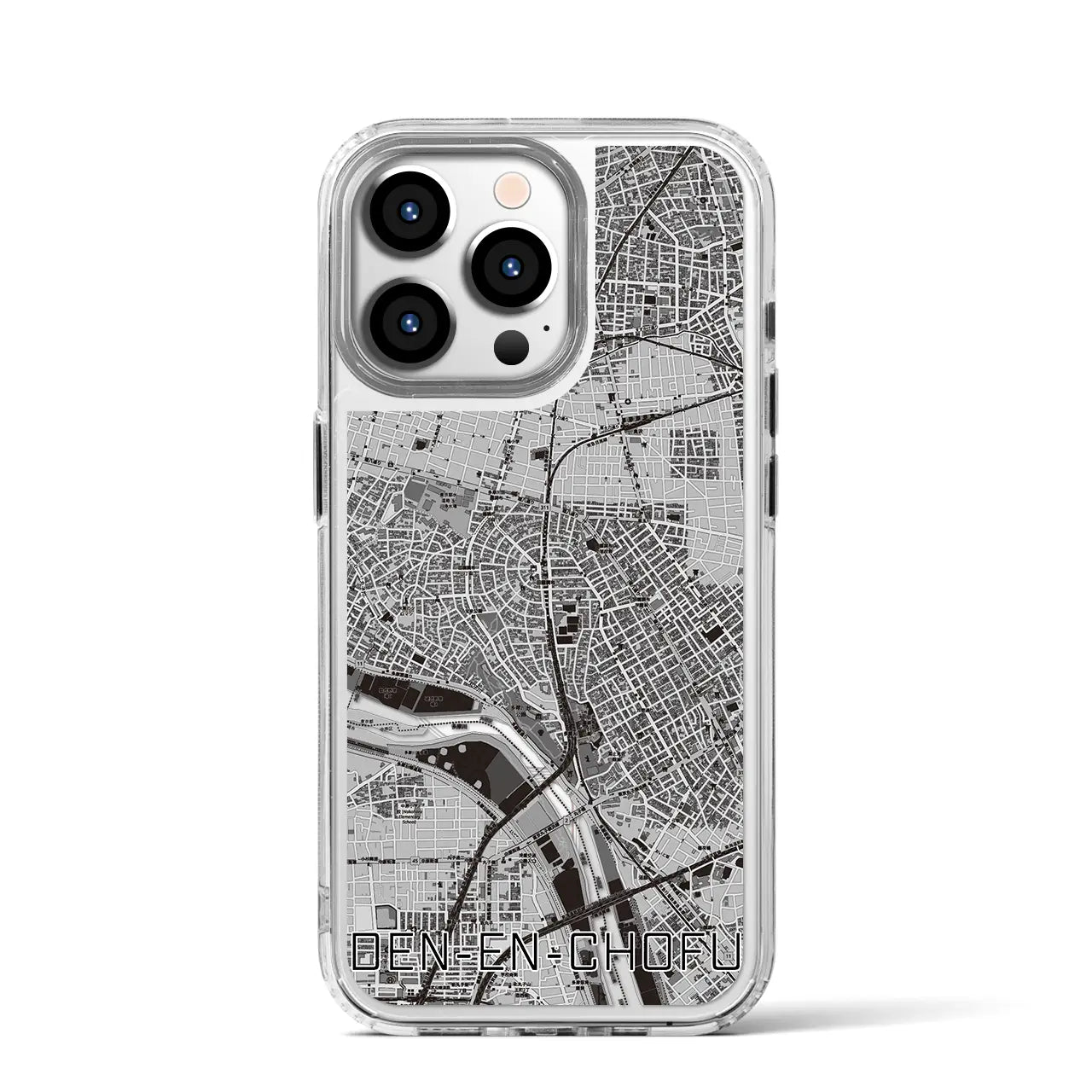 【田園調布(東京都)】地図柄iPhoneケース(MagSafeタイプ)