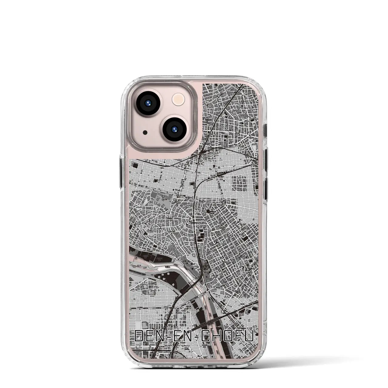 【田園調布(東京都)】地図柄iPhoneケース(MagSafeタイプ)