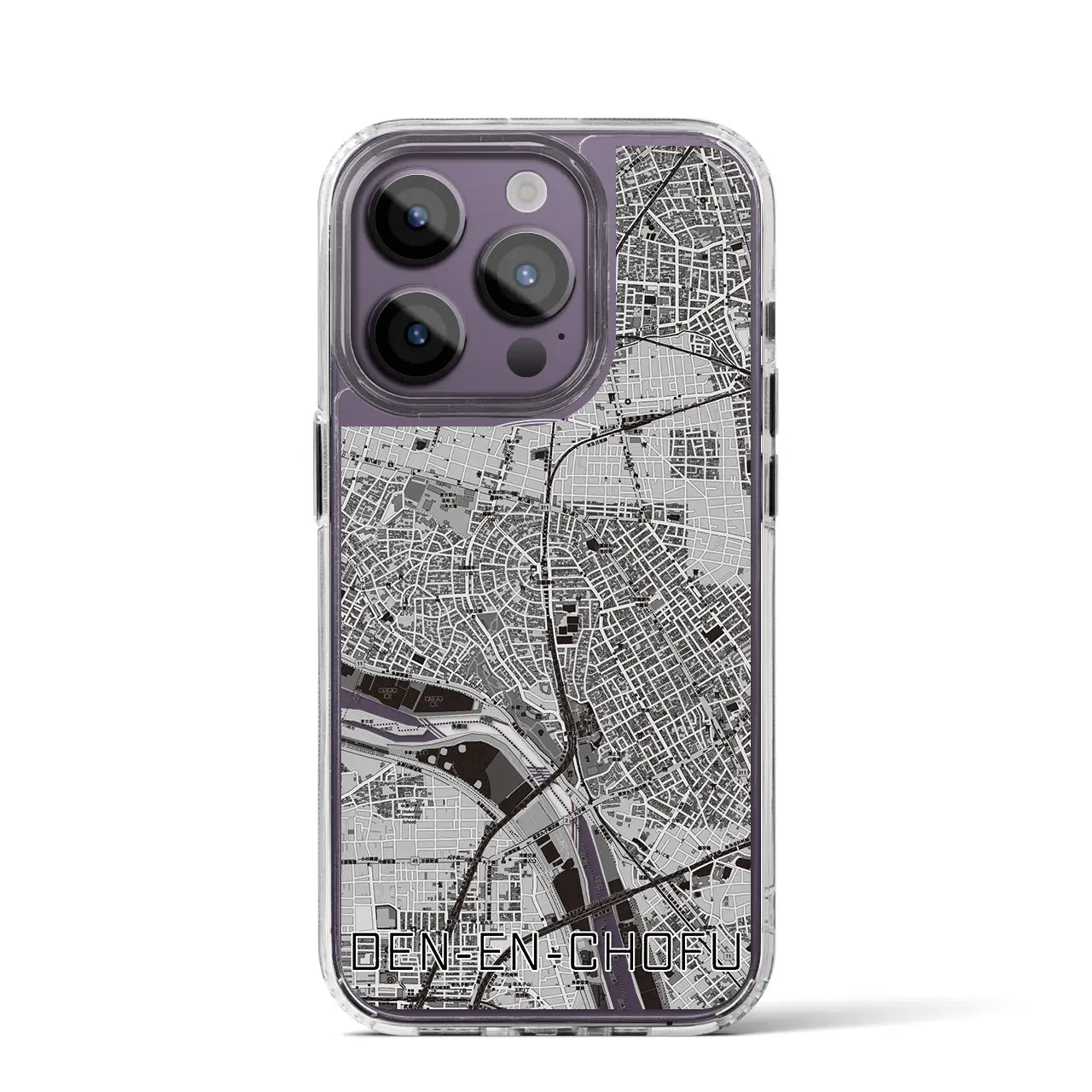 【田園調布(東京都)】地図柄iPhoneケース(MagSafeタイプ)