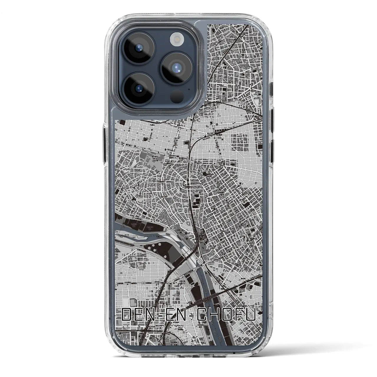 【田園調布(東京都)】地図柄iPhoneケース(MagSafeタイプ)