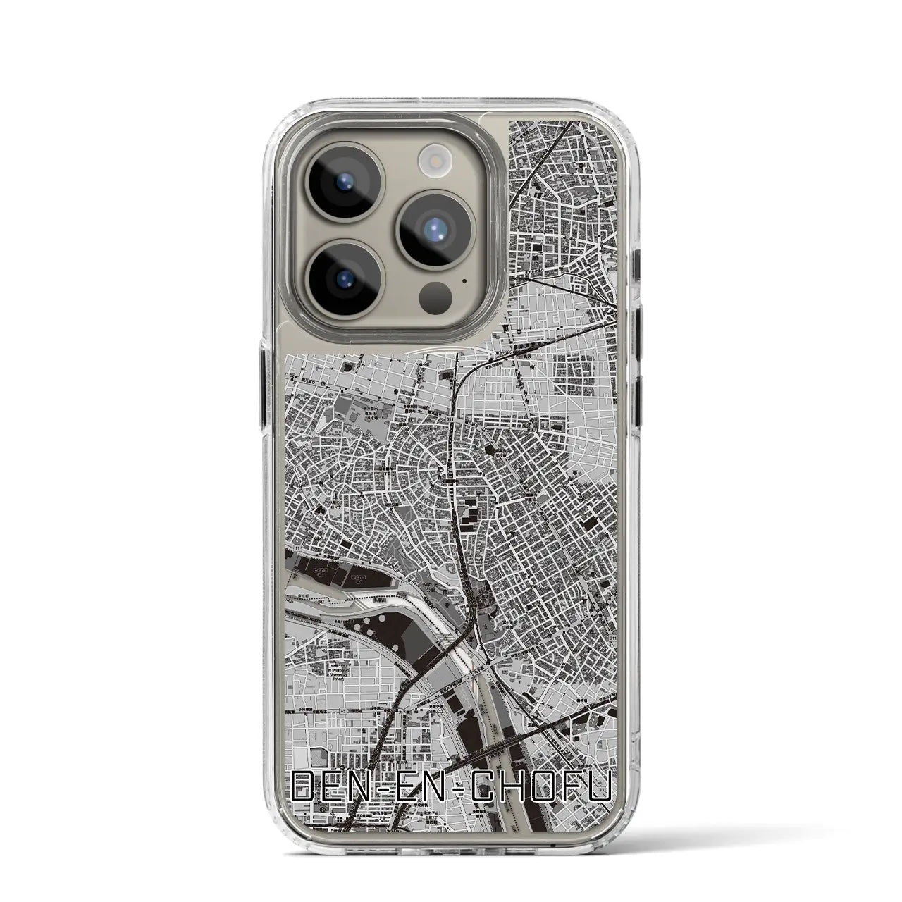【田園調布(東京都)】地図柄iPhoneケース(MagSafeタイプ)