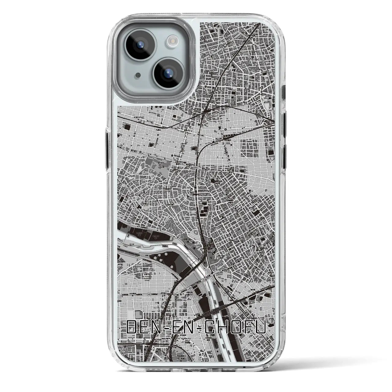 【田園調布(東京都)】地図柄iPhoneケース(MagSafeタイプ)