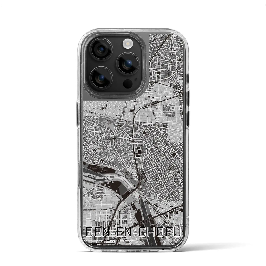 【田園調布(東京都)】地図柄iPhoneケース(MagSafeタイプ)