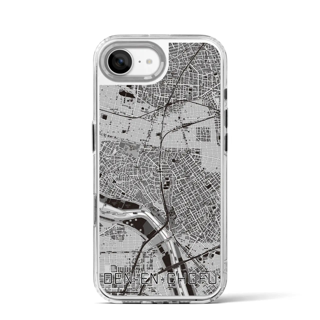 【田園調布(東京都)】地図柄iPhoneケース(MagSafeタイプ)