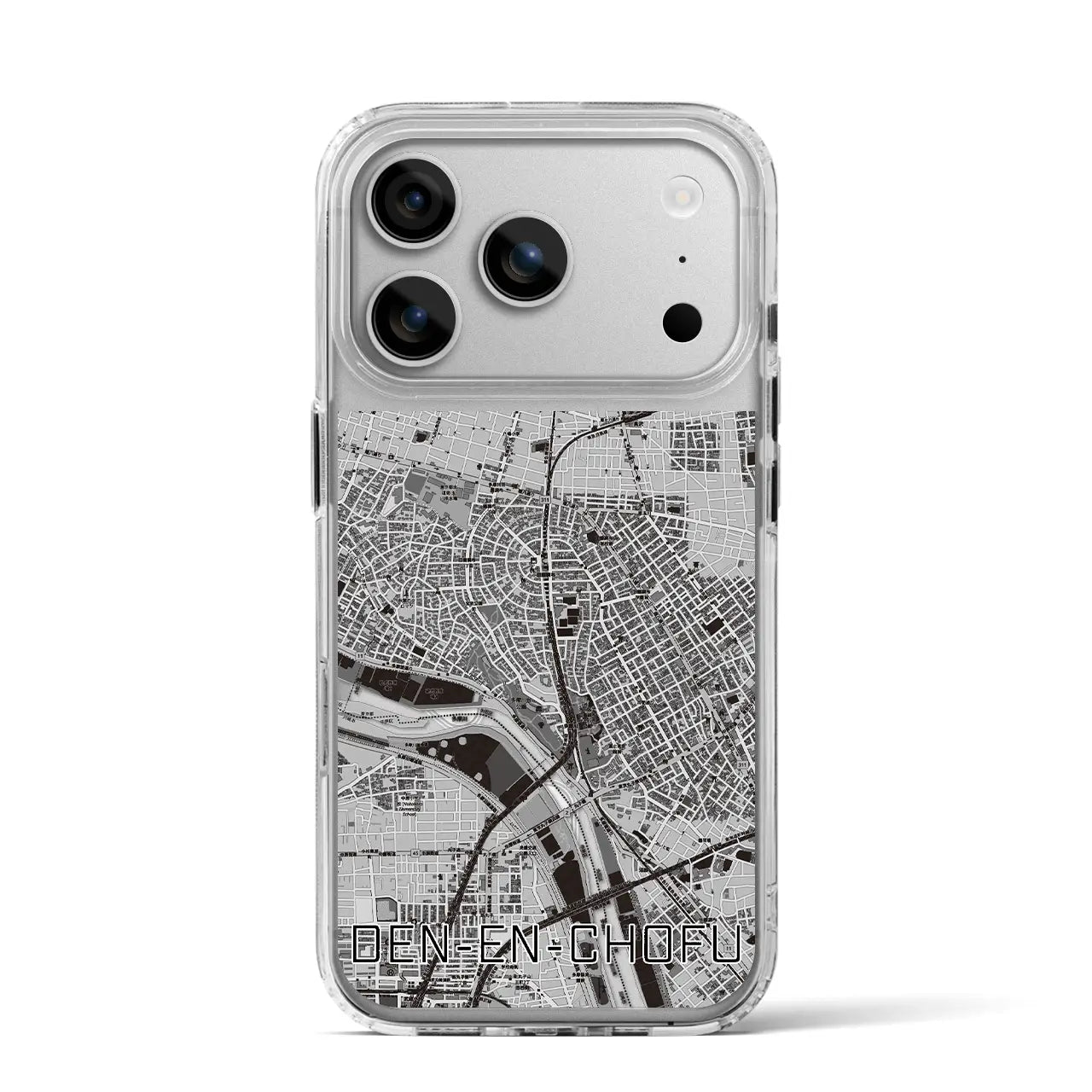 【田園調布(東京都)】地図柄iPhoneケース(MagSafeタイプ)