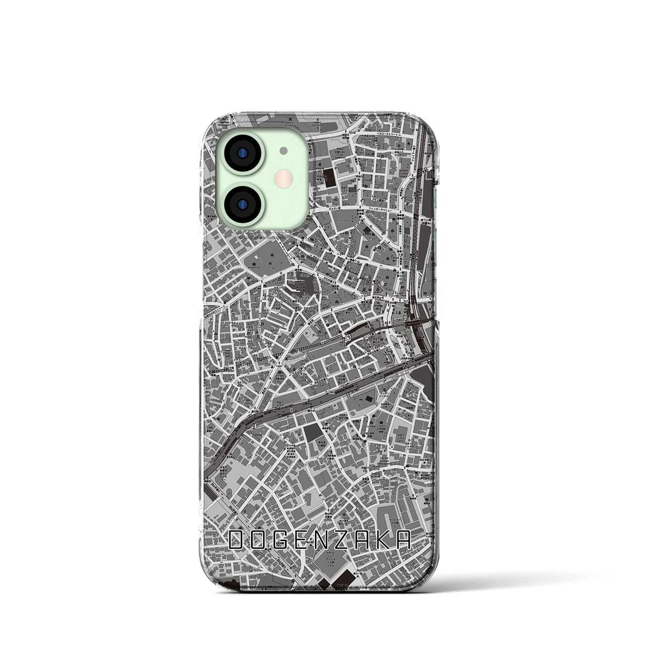 【道玄坂(東京都)】地図柄iPhoneケース(クリアタイプ)